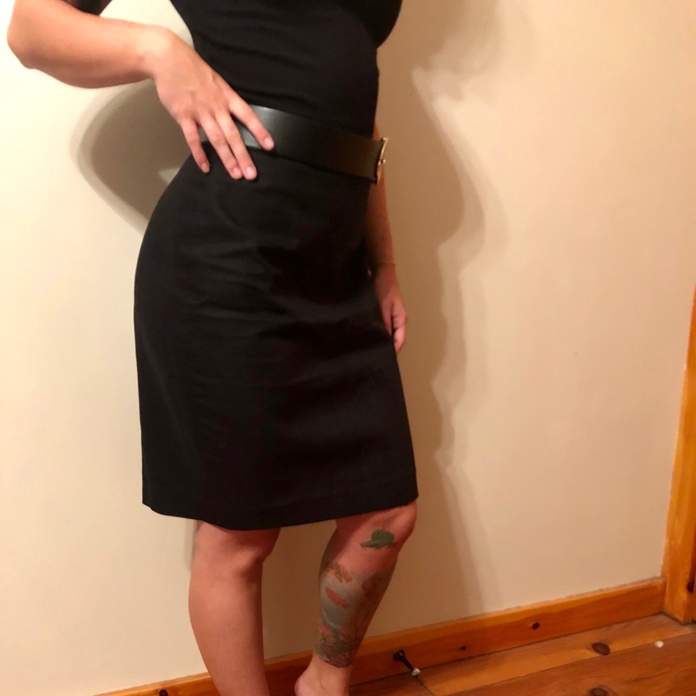 J crew black pencil skirt